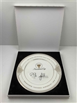 2019 Presidents Cup Gala Ltd Ed Porcelain Plate #450/1200 w/ Captain Tiger Woods in Original Box