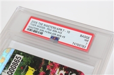 2005 Masters Tournament Badge PSA Graded 7 #74769783