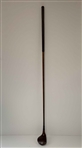 Set of Eight Antique Hickory Shaft Golf Clubs Including Banner and Burke Maker Marks