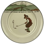 Royal Doulton Golf Series Earthenware Plate 
