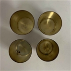 A Set of Meriden Silver-Plated Art Deco Cocktail Items with Golfing Decoration