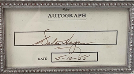Francis Ouimet & Walter Hagen Signed 1941 Masters Tournament Photo Display - Framed JSA ALOA