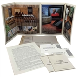 A Collection of 1983 Arnold Palmer Limited Edition Commemorative Golf Set Marketing Ephemera