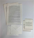 A Collection of 1983 Arnold Palmer Limited Edition Commemorative Golf Set Marketing Ephemera