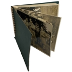 Vintage Ben Hogan Exhibition Photo Album Containing Thirteen Silver Gelatin Photos