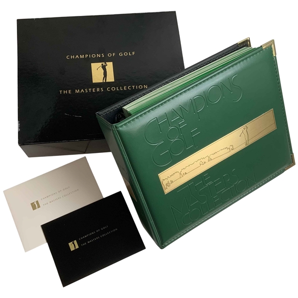 1994 Grand Slam Ventures Champions of Golf The Masters Collection 1934-1993 Trading Card Set In Binder