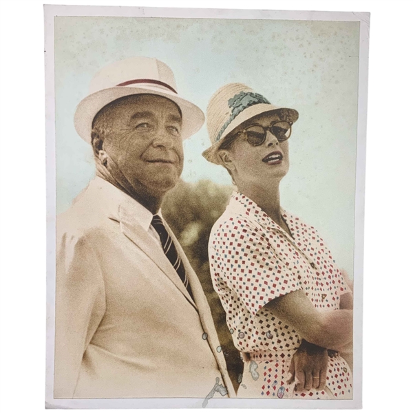 Gene Sarazen and Princess Grace of Monaco 1961 Photographic Print on Mount