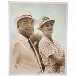 Gene Sarazen and Princess Grace of Monaco 1961 Photographic Print on Mount