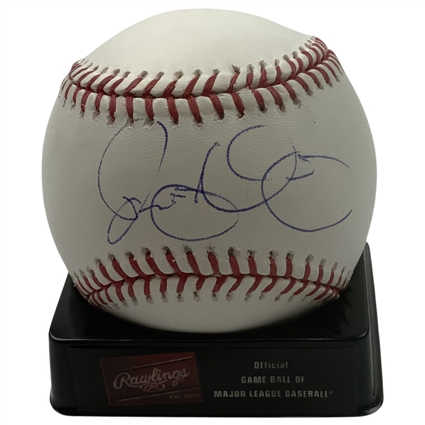 Rory McIlroy Signed Rawlings Official Major League Baseball in Blue Ballpoint JSA #L08925