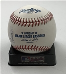Rory McIlroy Signed Rawlings Official Major League Baseball in Blue Ballpoint JSA #L08925