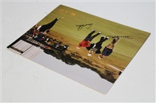 Arnold Palmer & Tom Watson Signed 1995 The Open 11x14 Oversize Original Photo JSA ALOA