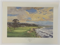 Kenneth Reed, A Pair of Artist's Proof Golf Prints, St Andrews and Pebble Beach