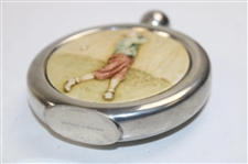 Alchemy Golf Theme Pewter Flask