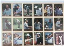 1986 Miller Press Golf Complete 60 Card Uncut Sheet including Jack Nicklaus and Greg Norman