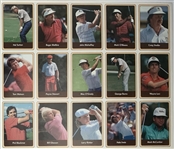 1986 Miller Press Golf Complete 60 Card Uncut Sheet including Jack Nicklaus and Greg Norman
