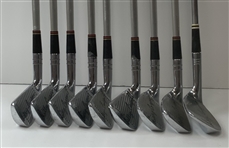 Billy Casper Signed Wilson Biltmore Signature 'Billy Casper' 2-9 Irons & Sand Wedge Set on Faces in Bag - 9 Signed Clubs! JSA ALOA