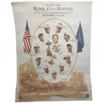 Ben Crenshaw Signed 1999 U.S. Ryder Cup Team Commemorative Poster - Jeff Rose Collection JSA ALOA