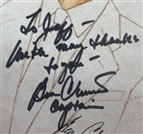 Ben Crenshaw Signed 1999 U.S. Ryder Cup Team Commemorative Poster - Jeff Rose Collection JSA ALOA