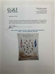 Ben Crenshaw Signed 1999 U.S. Ryder Cup Team Commemorative Poster - Jeff Rose Collection JSA ALOA