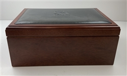 Jeff Rose's 1999 Ryder Cup at The Country Club Stuart Kern Leather & Wood Cigar Humidor - 'The Shirt' Designer