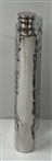 Royal Troon Golf Club Scottish Piper Pewter Hip Flask with Funnel and Presentation Box