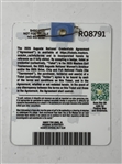 Rory McIlroy Signed 2025 Masters Tournament SERIES Badge #R08791 JSA ALOA