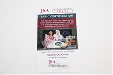 Justin Thomas Signed 2022 PGA at Southern Hills Screen Flag JSA #AJ28227