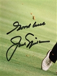 Jack Nicklaus Hand Signed 8x10 Color Photograph JSA ALOA