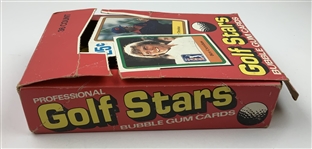 1981 Donruss Golf Box w/ Nineteen Unopened Wax Packs & Cards - Jack Rookie?