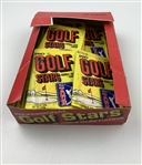 1981 Donruss Golf Box w/ Nineteen Unopened Wax Packs & Cards - Jack Rookie?
