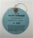 1971, 1972 & 1984 Masters Tickets - Jack, Coody & Crenshaw Wins