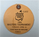 1971, 1972 & 1984 Masters Tickets - Jack, Coody & Crenshaw Wins