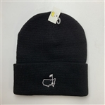 Two Masters Tournament Official Merchandise Items Including a Knit Beanie and Lodis Leather Card Holder