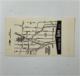 1968 Western Open Ticket & Pairing Sheet - Jack Nicklaus' Only Western Open Win