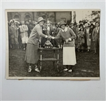 Trio of Original 1923 U.S. Women's Amateur Golf Press Photographs Featuring Edith Cummings and Alexa Stirling