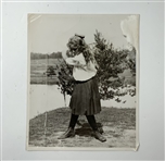 Trio of Original 1923 U.S. Women's Amateur Golf Press Photographs Featuring Edith Cummings and Alexa Stirling