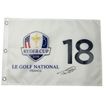 Tommy Fleetwood Signed 2018 Ryder Cup Le Golf National JSA ALOA