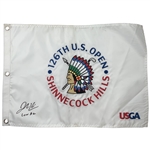 Jackson Koivun Signed 2026 U.S. Open Shinnecock Hills Flag w/ Low Am Inscip. JSA ALOA