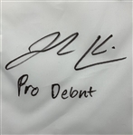 Jackson Koivun Signed John Deere Classic Flag w/ 'Pro Debut' Inscription JSA ALOA