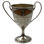 Syracuse University 1911 Gorham Sterling Silver Enameled Golf Trophy