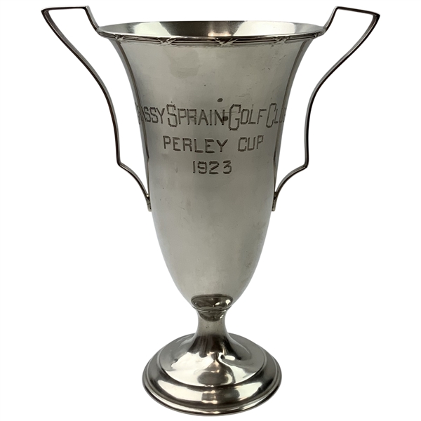 Sterling Silver 1923 Grassy Sprain Golf Club Perley Cup Trophy by R. Wallace and Sons