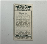 1927 Churchman Cigarettes Famous Golfers Series Number 34 Edward Ray