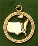 Augusta National Golf Club 10k Gold Filled Jostens Pendant in Original ANGC Jewelry Box