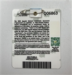 Rory Mcilroy Signed 2026 Masters SERIES Badge #Q06863 JSA ALOA