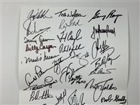 Gary Player's 2014 Masters Champs Dinner Menu Signed by 30 Champs JSA ALOA