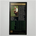 Jack Nicklaus (2) & Gary Player Signed 1993 Grand Slam Ventures Champions of Golf The Masters Collection Cards JSA ALOA
