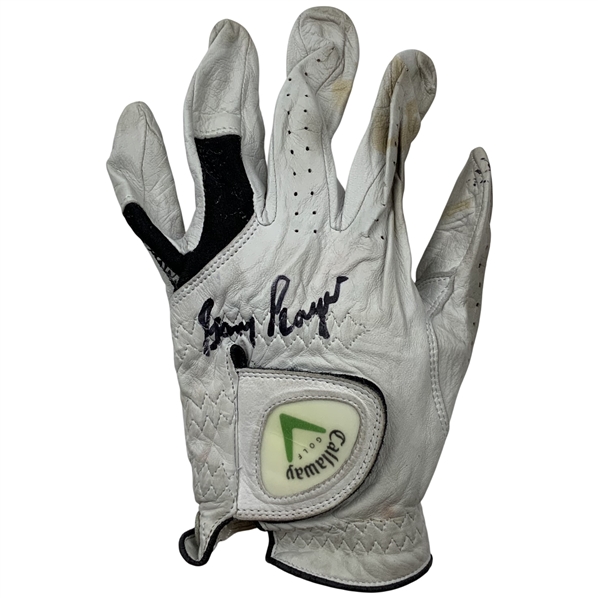 Gary Player Signed Tournament Used Personal Callaway Golf Glove JSA ALOA