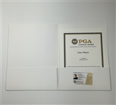 Gary Player PGA of America Honorary Membership Presentation Set with Certificate and 2011 ID Card