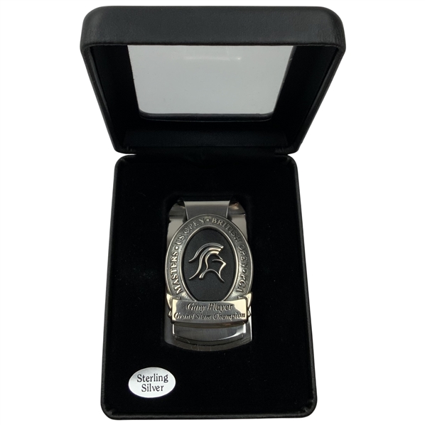 Malcolm DeMille Inc Gary Player Grand Slam Champion Sterling Silver and Stainless Steel Money Clip