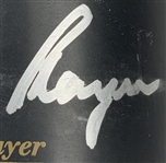 Gary Player Signed Quoin Rock 2004 Vintage Major Championship Series Augusta 1961 Wine Bottle and Brochure JSA ALOA